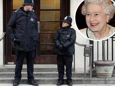Unik, Ratu Elizabeth Dijaga Polisi Tinggi dan Pendek di Rumah Sakit